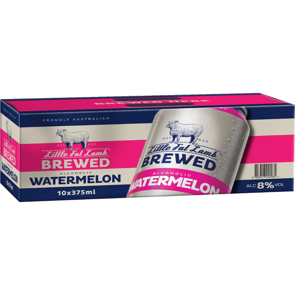 Little Fat Lamb Watermelon 10 Pack x 375mL Cans