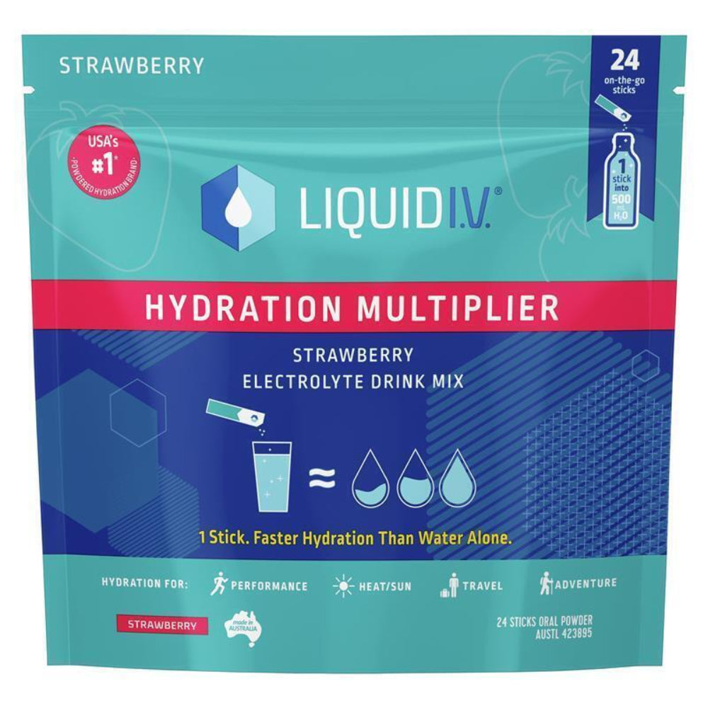 Liquid I.V. Hydration Multiplier – Strawberry – 24 Pack
