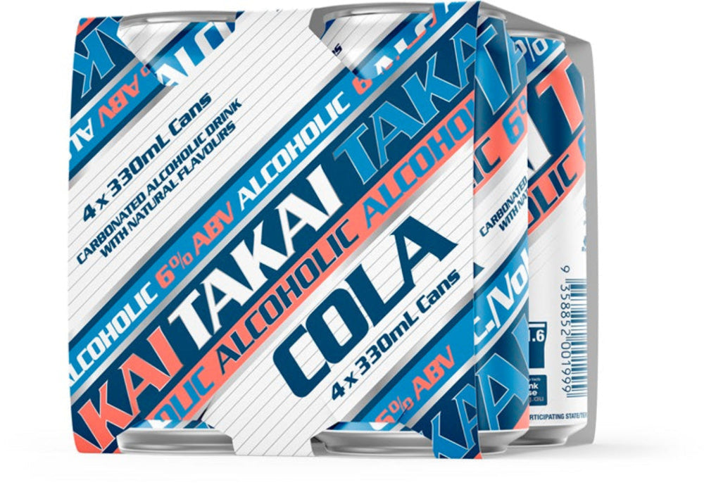 Takai Alcoholic Carbonated Drink Case – 6% Cola Flavoured