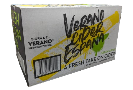 Verano Spanish Cider Green Apple Case - 330ml Bottles