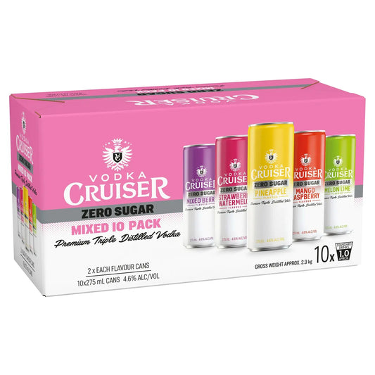 Vodka Cruiser Mixed 10 Pack