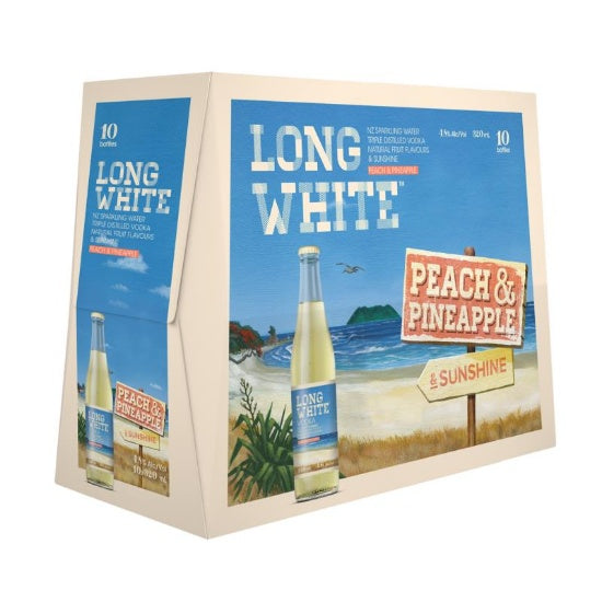 Long White Stubbies 10 Pack
