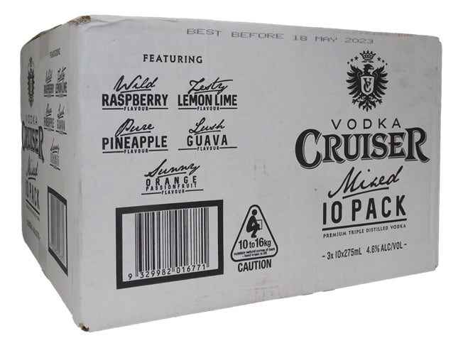 Vodka Cruiser Mixed 10 Pack