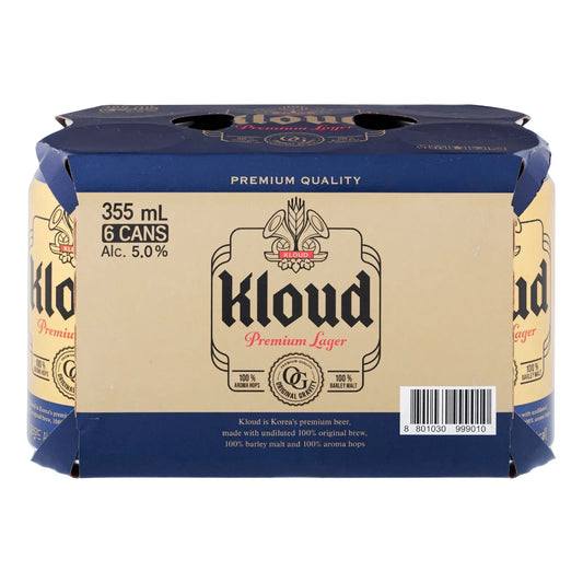 Kloud Korean Lager – 355mL Cans x 24 ( Case )