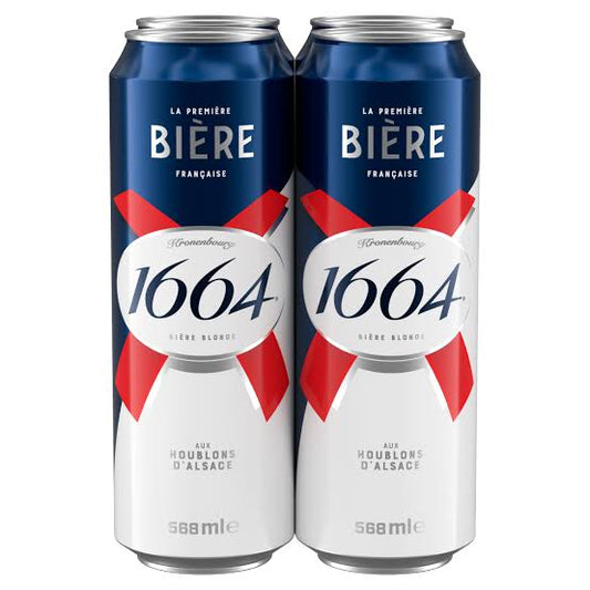 Kronenbourg 1664 Lager 5% 500ml x 24 Case