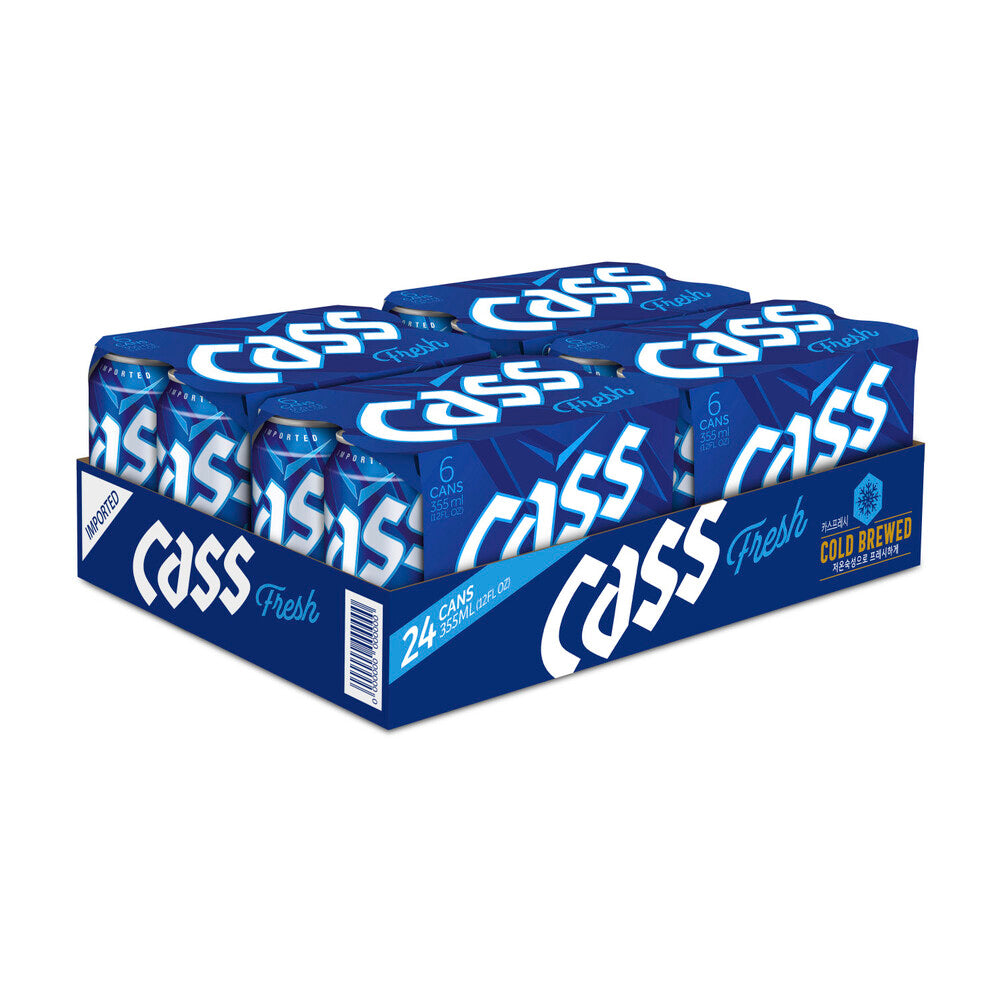 Cass Fresh Korean Beer Case - 355ml Cans