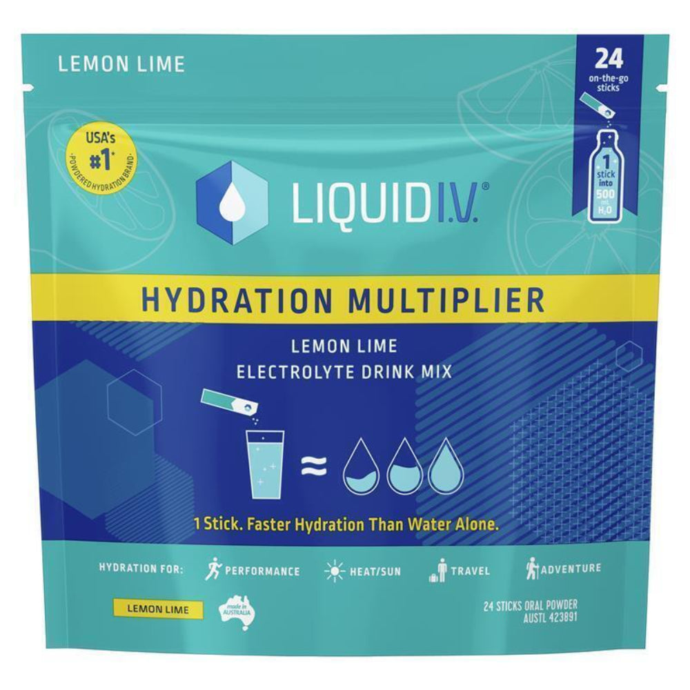 Liquid I.V. Hydration Multiplier – Lemon Lime – 24 Pack