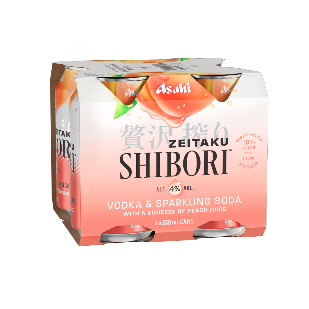 Asahi Zeitaku Shibori 4% 330ml 4pk