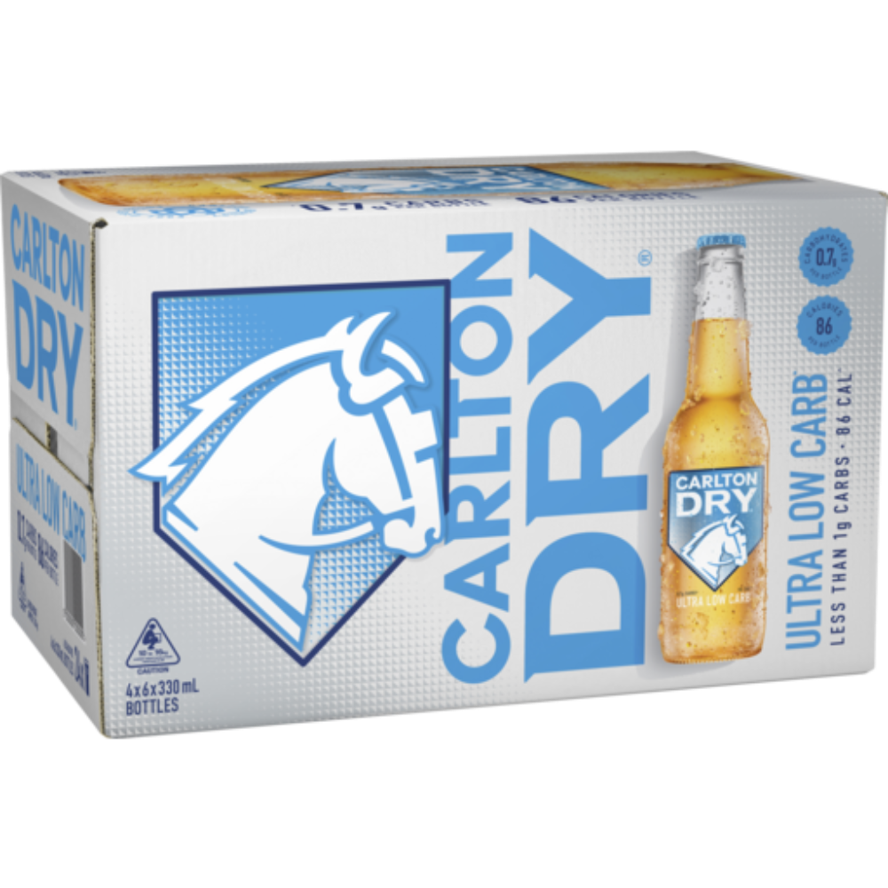 Carlton Dry Ultra Low Carb – 330mL Case