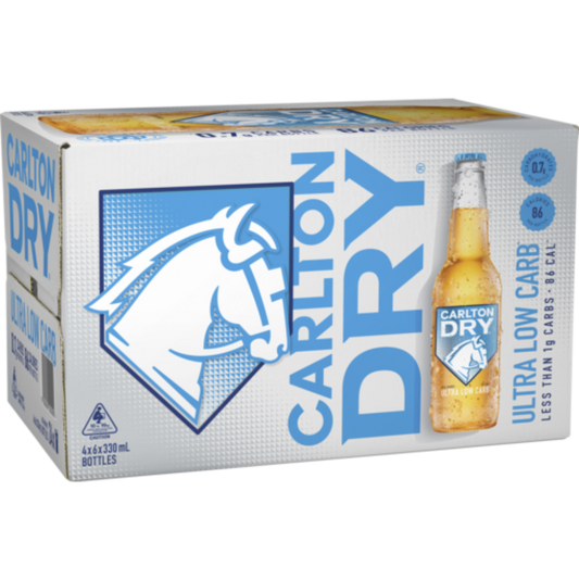 Carlton Dry Ultra Low Carb – 330mL Case