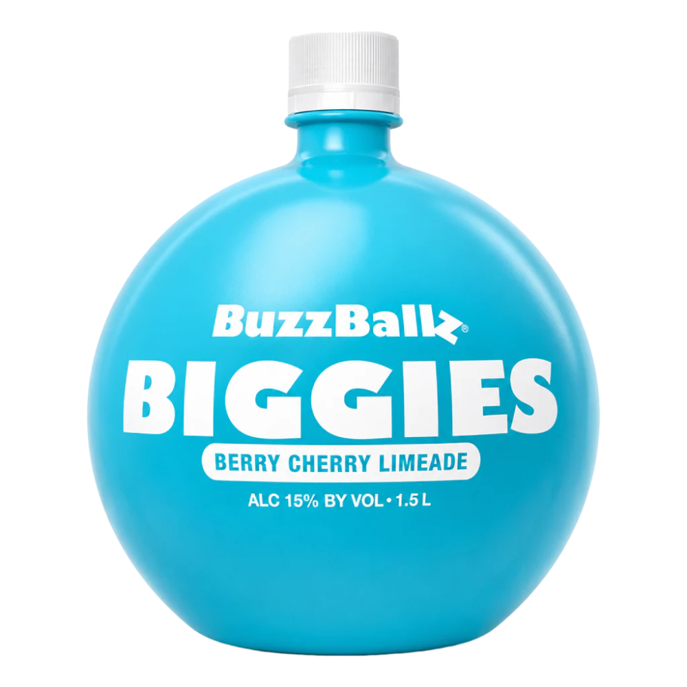 BuzzBallz Biggies Cherry Limeade – 1.5L (Approx. 15% ABV)