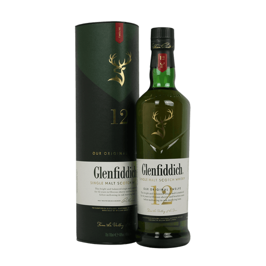 Glenfiddich 12 Year Single Malt Scotch Whisky - 700ml