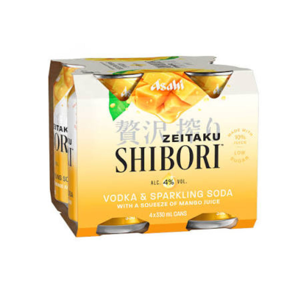 Asahi Zeitaku Shibori 4% 330ml 4pk
