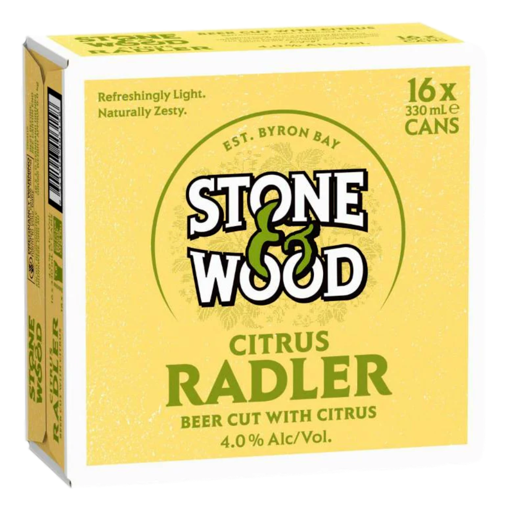 Stone & Wood Citrus Radler – 330mL Case